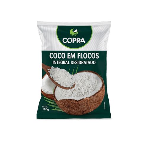 Coco Em Flocos Integral Desidratado Copra 100g