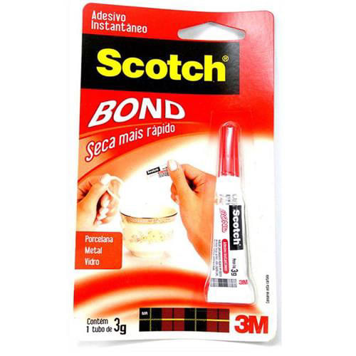 Cola Bond Instantânea 3G Unitária Scotch-Brite