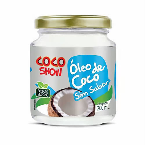 Óleo De Coco Sem Sabor Coco Show 200ml Copra