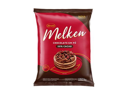 Chocolate Em Pó 50% 1,05Kg Melken