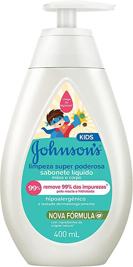 Sabonete Líquido Super Poderosa Baby 400ml Johnsons