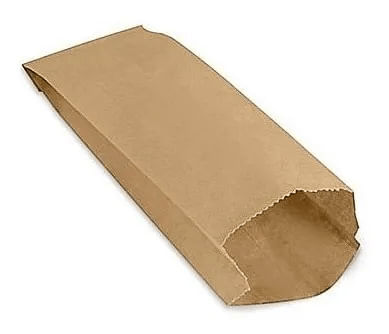 Saco De Papel Kraft Pardo 7,5kg Fardo C/ 1000 Unidades