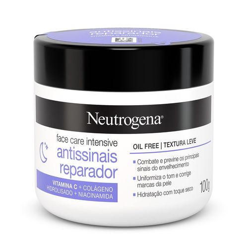 Neutrogena Face Care Intensive Antissinais Reparador 100g