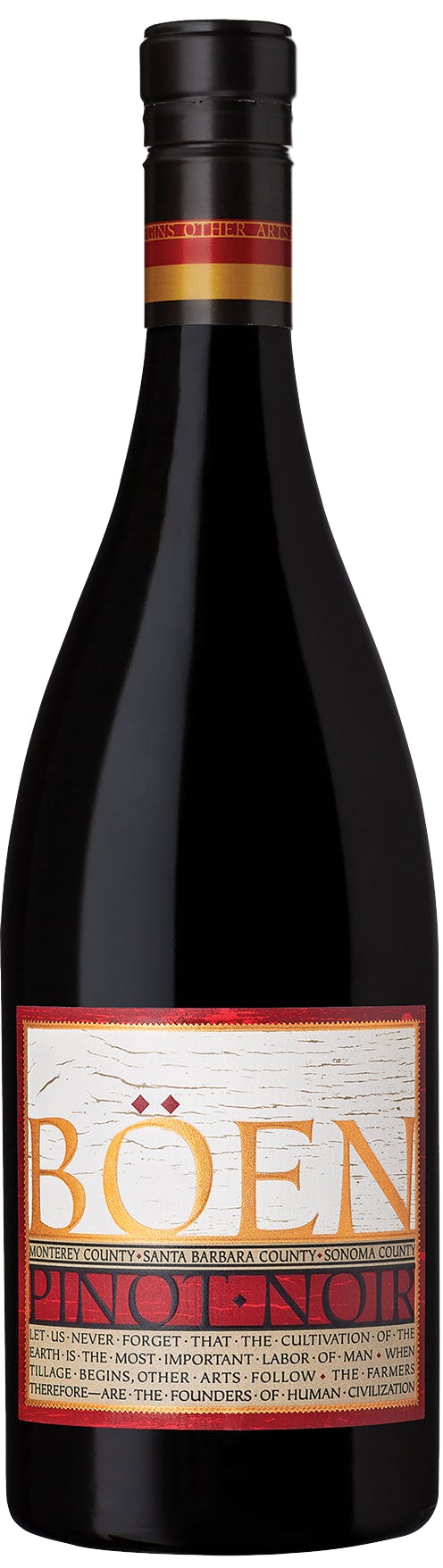 Vinho Americano Boen Tri-Appellation Pinot Noir 2020 750Ml