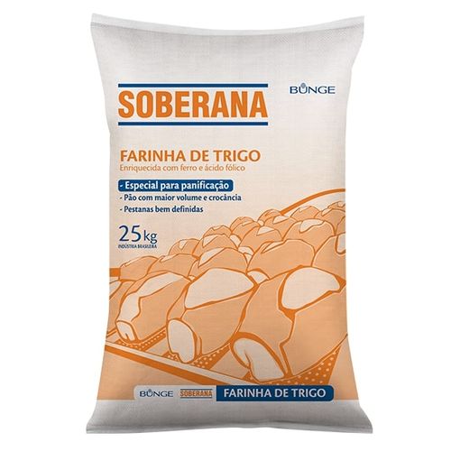 Farinha De Trigo Soberaninha 25Kg Bunge