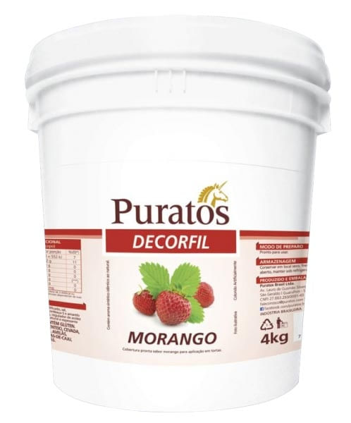 Geléia De Brilho Decorfil Morango 4Kg Puratos