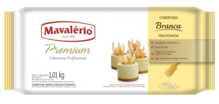 Cobertura Premium Branca 1,01Kg Mavalério
