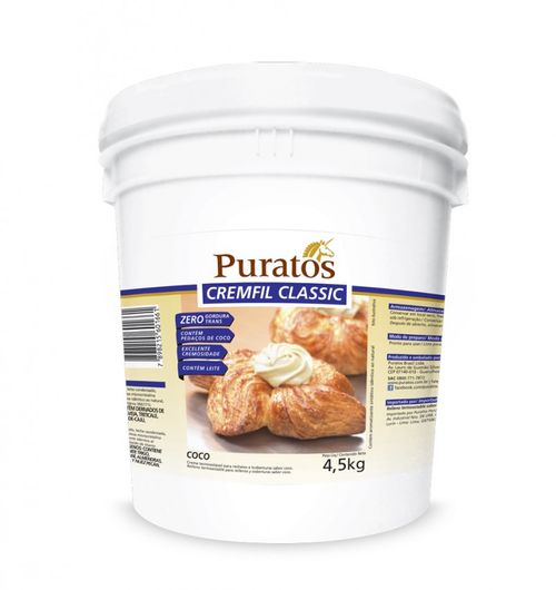 Recheio De Coco Cremfil 4,5Kg Puratos