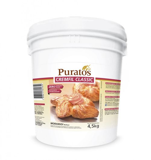 Recheio De Morango Cremfil 4,5Kg Puratos
