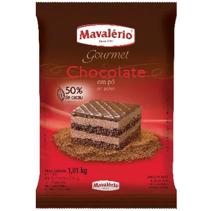 Chocolate Em Pó 50% 1,01Kg Mavalério