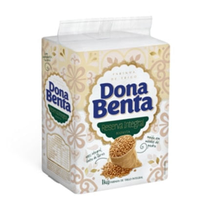 Farinha Integral À Vácuo 1Kg Dona Benta