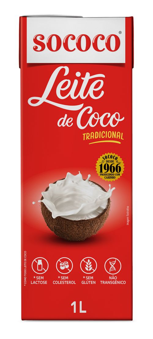 Leite De Coco Tradicional 1L Sococo