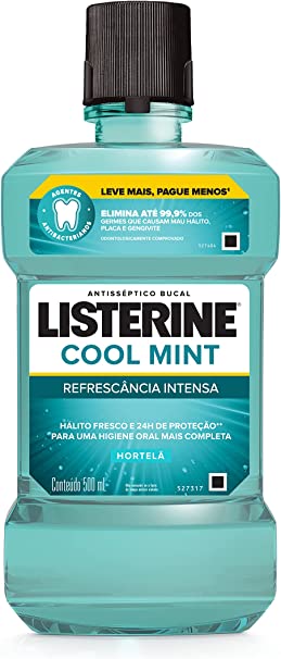 Enxaguante Bucal Listerine Cool Mint L500 500Ml
