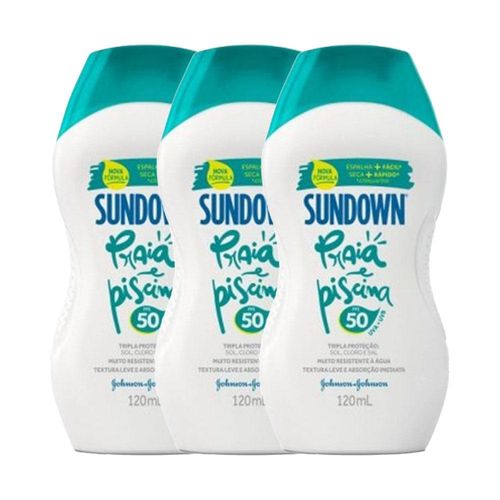 Sundown Protetor Solar Regular Starck Fps50 120Ml Johnsons