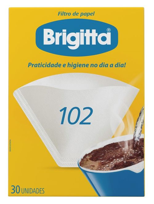 Filtro De Papel Brigitta 102 C/ 30 Unidades