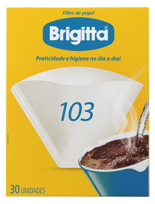Filtro De Papel Brigitta 103 C/ 30 Unidades
