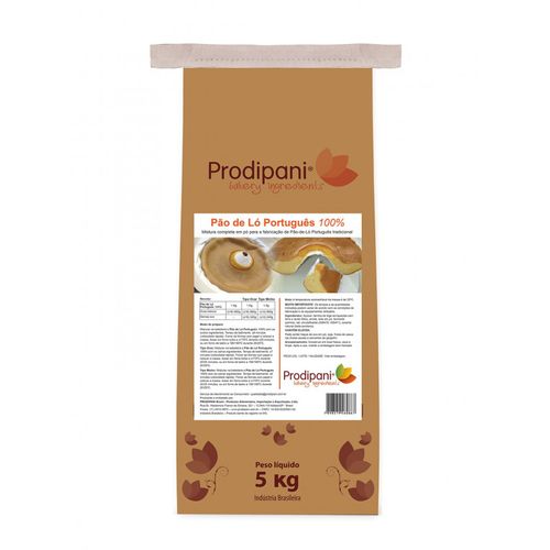Mistura De Pão De Ló Português 5Kg Prodipani