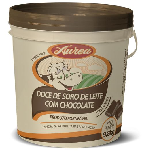 Doce De Soro De Leite Com Chocolate 9,8Kg Áurea