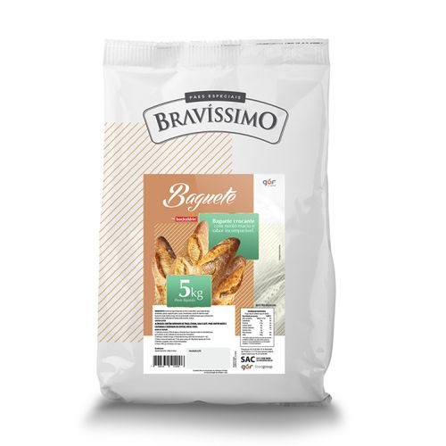 Mistura De Pão Baguete 5,01Kg Bravíssimo