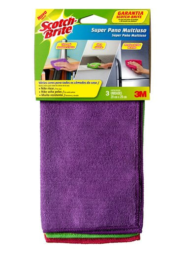 Super Pano Multiuso Conjunto C/ 3 Unidades Scotch-Brite