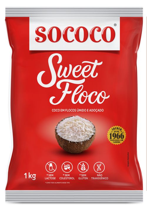 Coco Sweet Flocos 1Kg Sococo