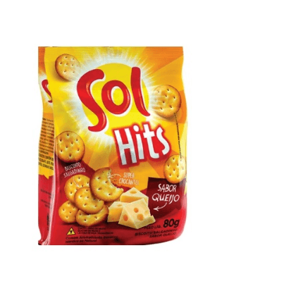 Biscoito De Queijo Sol Hits 80G