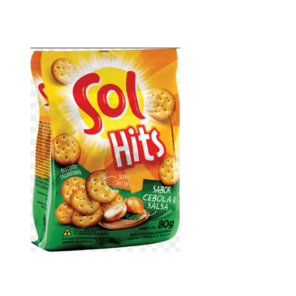 Biscoito De Cebola Sol Hits 80G