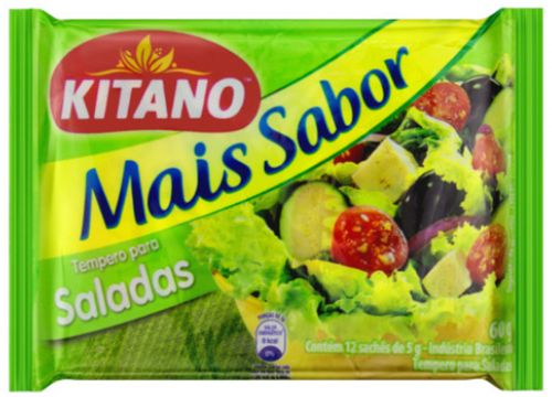 Tempero Para Saladas Mais Sabor 60G Kitano