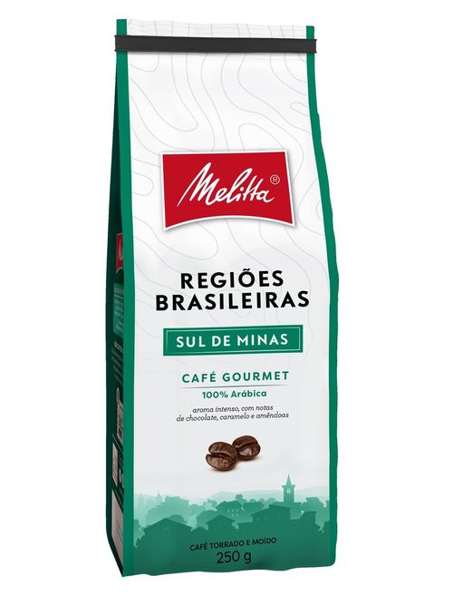 Café Pouch Melitta Regiões Brasileiras Sul De Minas 250G