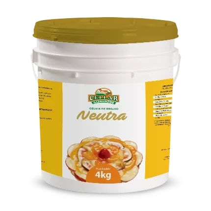 Geléia De Brilho Neutra 4Kg Cellar