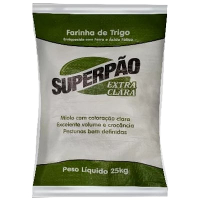 Farinha De Trigo Extra Clara 25Kg Superpão