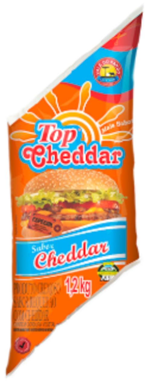 Requeijão Sabor Cheddar 1,2Kg Top Cheddar