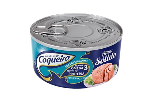 Atum Sólido Em Óleo Coqueiro 170G