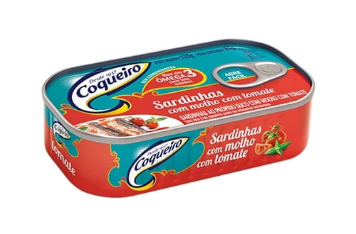 Sardinha Com Molho De Tomate Coqueiro 125G
