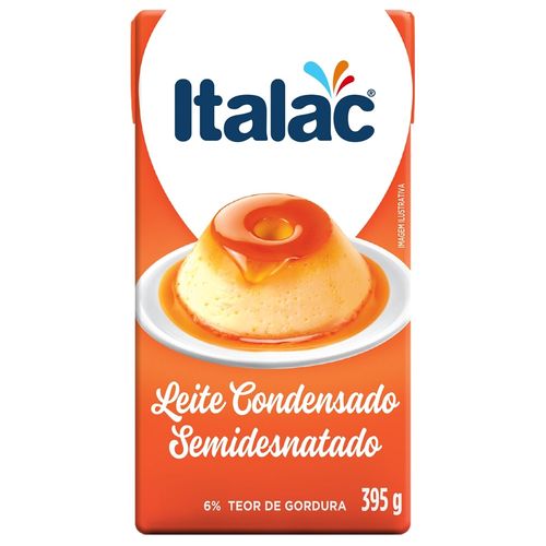 Leite Condensado Semi Desnatado 395G Italac