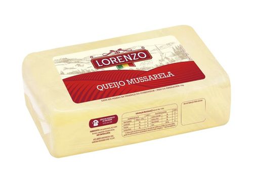 Queijo Mussarela Peça Aprox. 4Kg Lorenzo