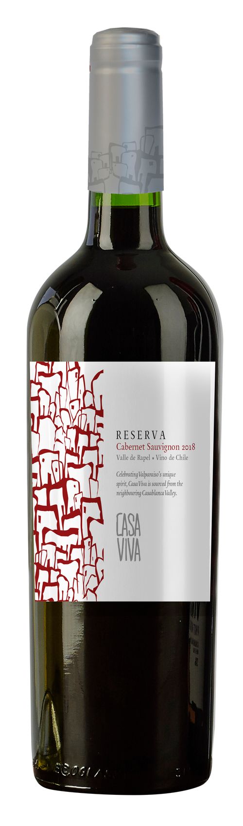 Vinho Chileno Casa Viva Reserva Cabernet Sauvignon 2018 750Ml