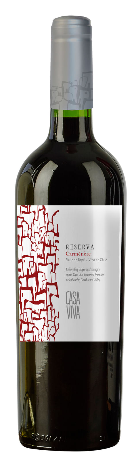 Vinho Chileno Casa Viva Reserva Carmenere 2019 750Ml