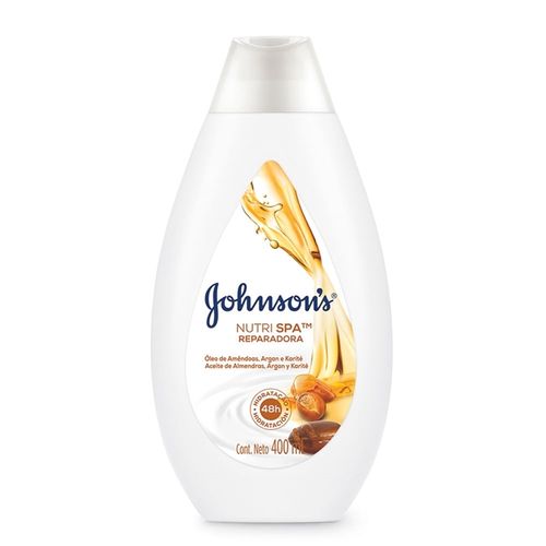 Loção Hidratante Óleo De Amêndoas Argan E Kari 400ml Johnsons Kenvue
