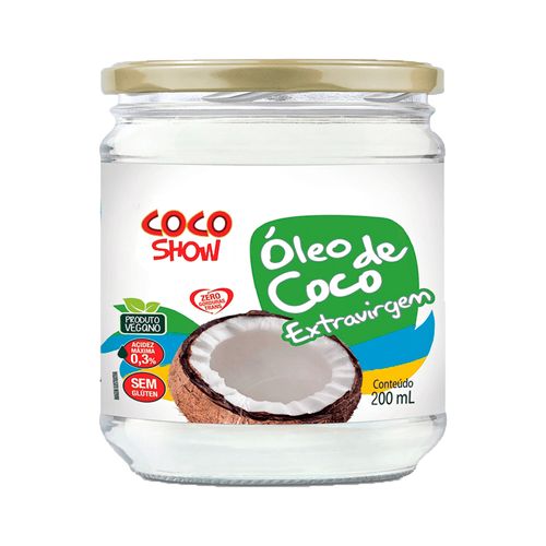 Óleo De Coco Extra Virgem Coco Show 200Ml Copra
