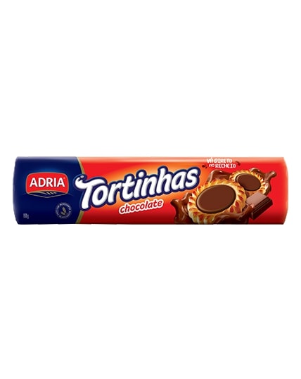 Biscoito Tortinhas Chocolate 140g Adria