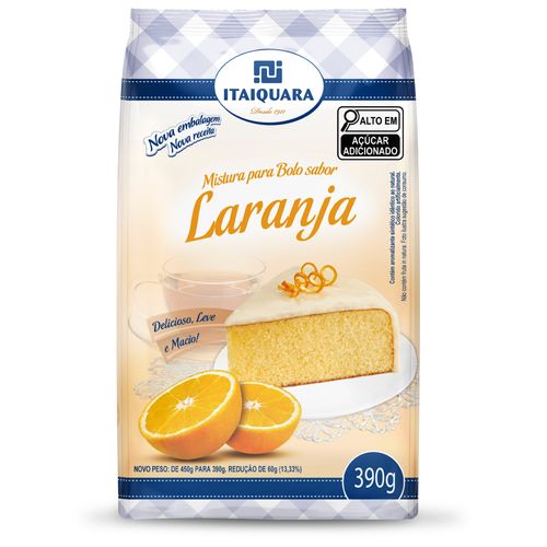 Mistura De Bolo Itaiquara Laranja 390G