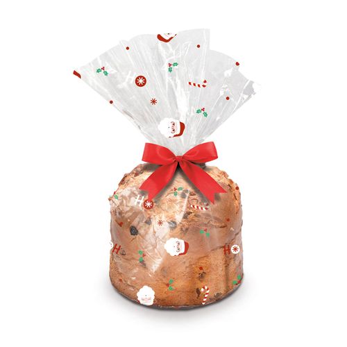 Sacola Desenhada Panetone 500G Fardo C/ 100 Unidades