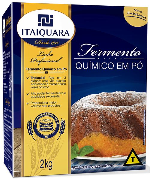 Fermento Químico Caixa 2Kg Itaiquara