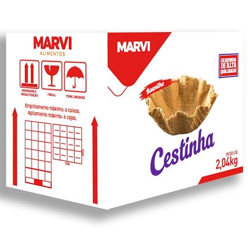 Casquinha Cestinha 2,04Kg Marvi
