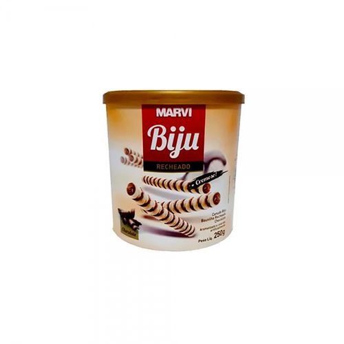 Biju Recheado Chocolate 250G Marvi