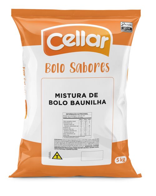 Mistura De Bolo Cellar Baunilha 5kg