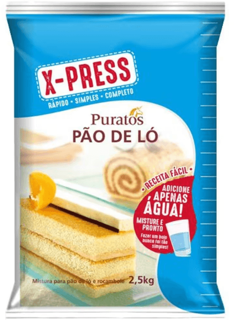 Mistura De Pão De Ló X-Press 2,5Kg Puratos