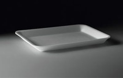 Bandeja Isopor Rasa Branca B3 C/400