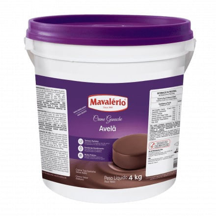 Creme Ganache Avelã 4Kg Mavalério